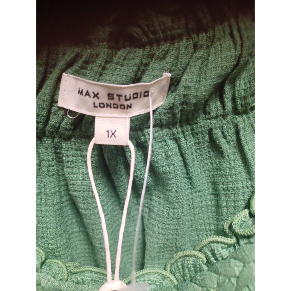 Max Studio Crochet Trim Top –Size 1X | Elevated Boho NWT - Picture 3 of 8